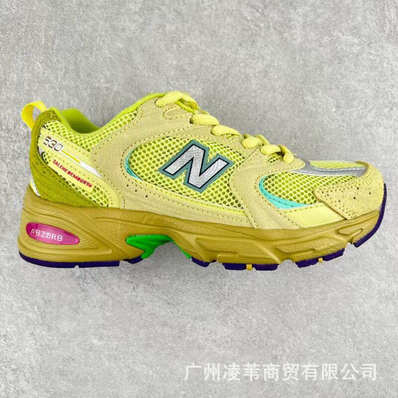 莆田純粋なオリジナル NB530 レトロシルバーダッドシューズ夏メッシュ男性と女性のカップルの靴アウトドアカジュアルスポーツシューズ|undefined