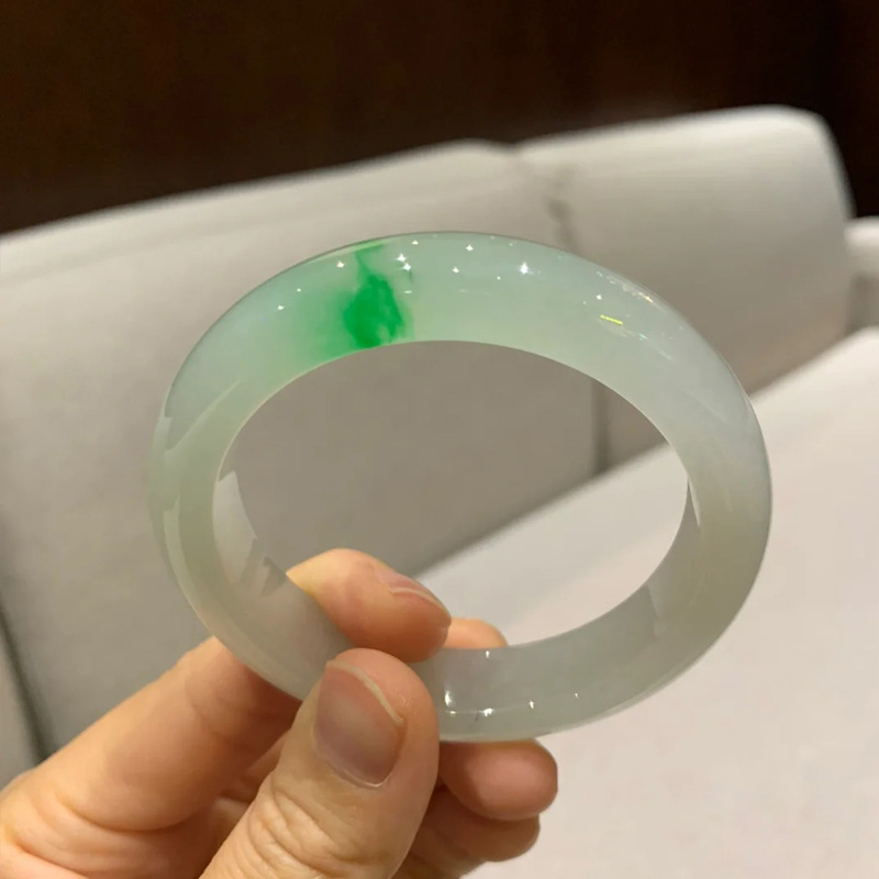Natural Burmese Type A Jadeite Bracelet Jade Bangle_voghion.com
