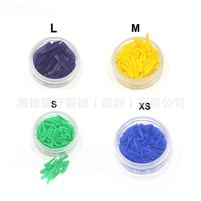 Dental interdental wedge interdental wedge interdental wedge color interdental plastic wedge large medium small size dentistry