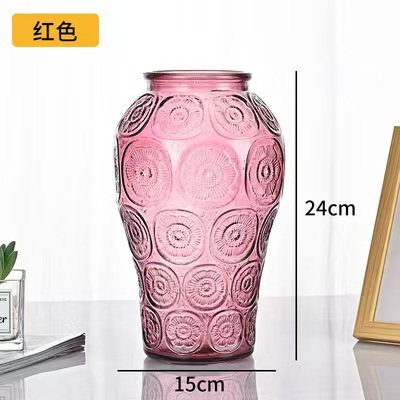 Vaso de vidrio transparente creativo simple europeo de alto nivel de flores hidropónicas decorativas de escritorio de la sala de estar