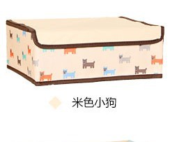 13 그리드 베이지 강아지