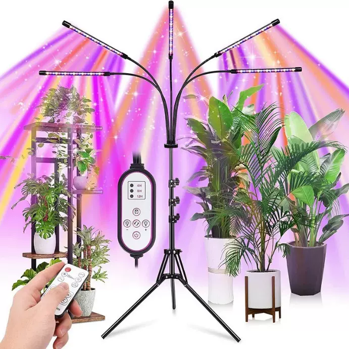落地款室内LED夹子植物生长灯USB调光定时全光谱育苗补光灯园艺灯