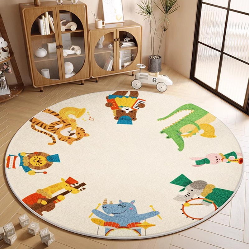 S Imitation Cashmere-Animal Play Round