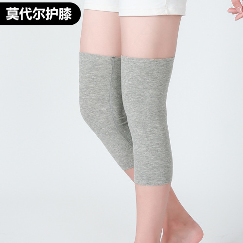 Modal knee protection spring and summer warm old cold leg sleeves paint joints for men and women thick and thin non-slip air-conditioned room to prevent cold