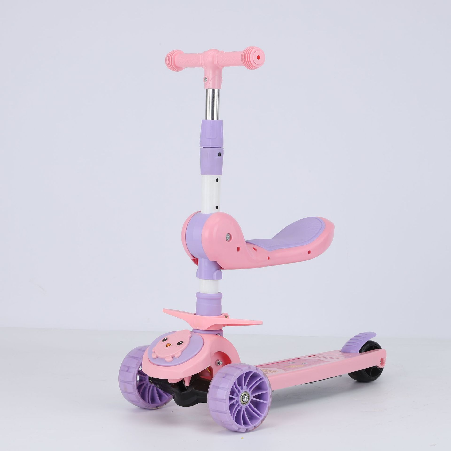 儿童滑板车1-2-3-6-12岁三合一可坐溜溜车女孩男宝宝小孩踏板车