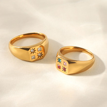 �羳��Ʒ18K-�ƽ��������ʯ����ֽ�ָ���°ٴ���Ѹֽ�ָ����