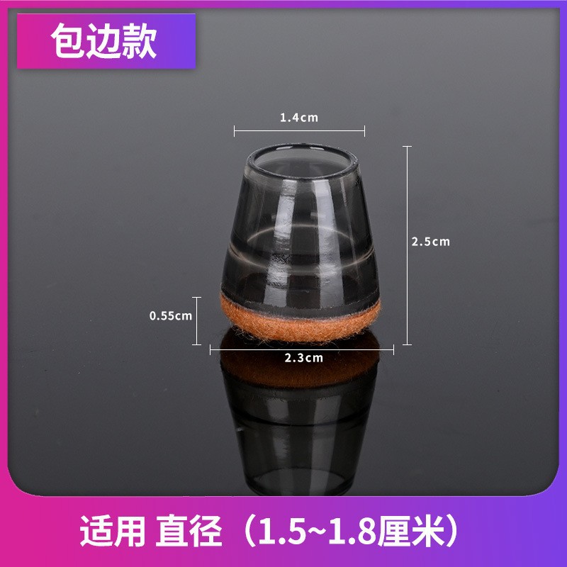 Hemmed mini transparent black