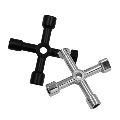 New product wholesale multi-purpose triangular key wrench in electric control cabinet elevator water meter valve square hole key