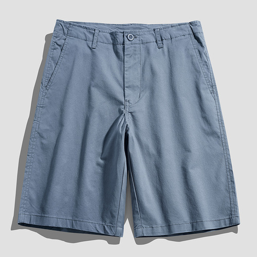 Shorts for summer outerwear, men's Japanese-style workwear, single-color, minimalist casual, five-needle pants, work pants, sporty men's pants