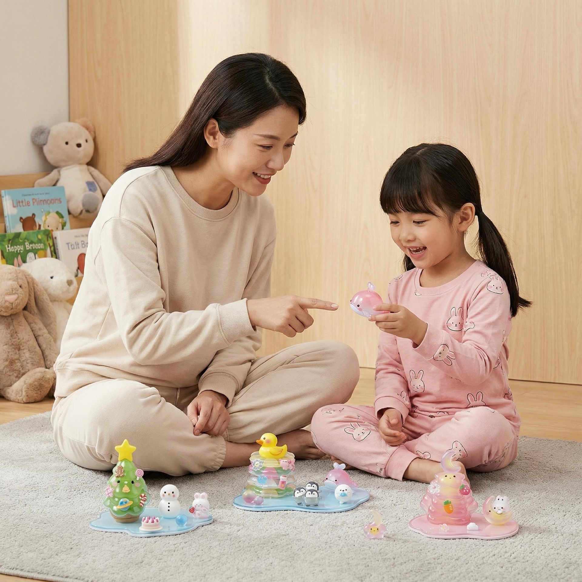 生活场景图:亲子互动欢乐时光