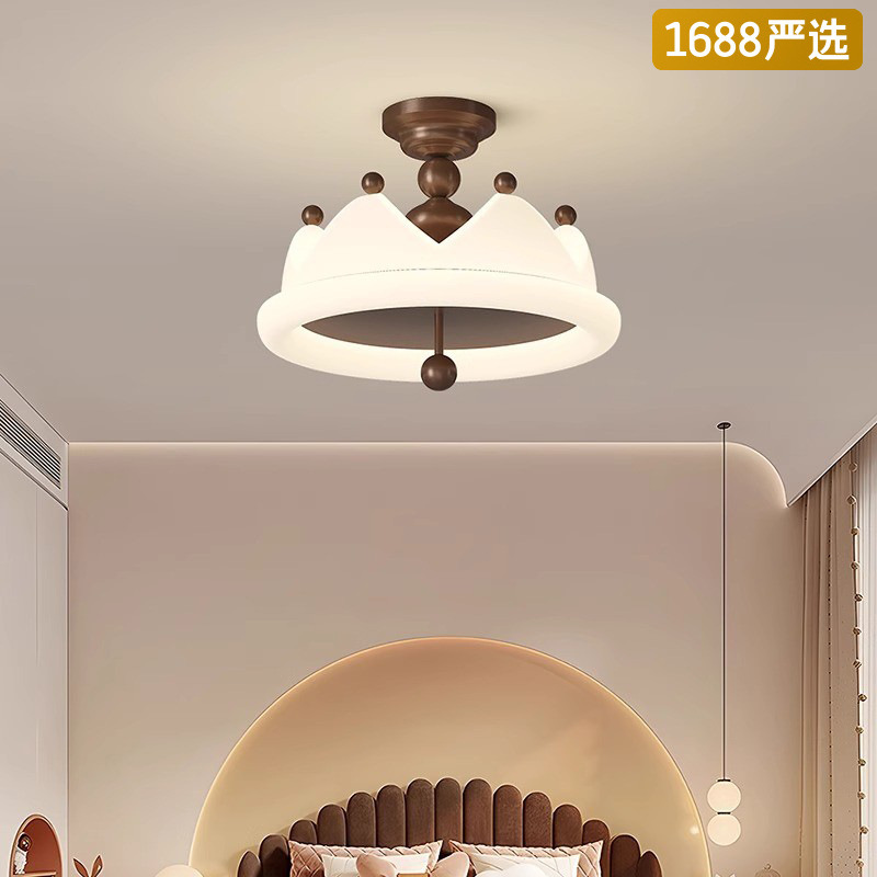 [Seleccionado cuidadosamente] Lámpara de techo de estilo crema medieval, diseñador estadounidense, dormitorio principal, sala de princesa, lámpara de protección ocular de espectro completo