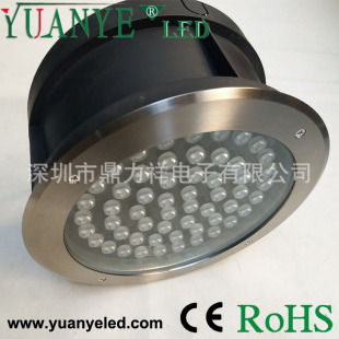 Underwater 60W stainless steel RGBW dimming underground light 316 stainless steel yacht light boat light seawater underground light