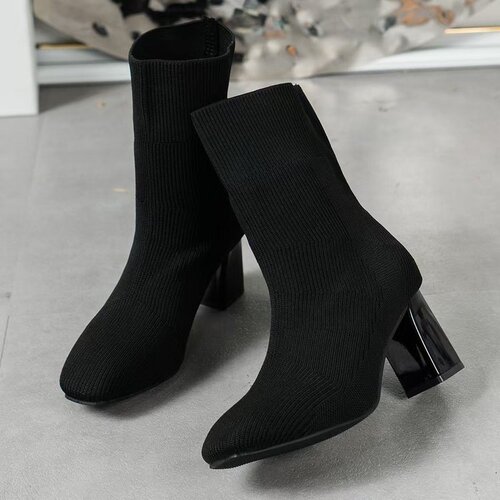 Women's Chunky Knit Mid-Calf Boots for Autumn/Winter New Arrival TEUM Bestseller Knitted Boots