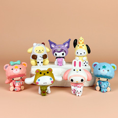 Sanrio blind box figure anime hug buddy Miko Chlo&eacute; Pochacco dog ornament doll gachapon trendy