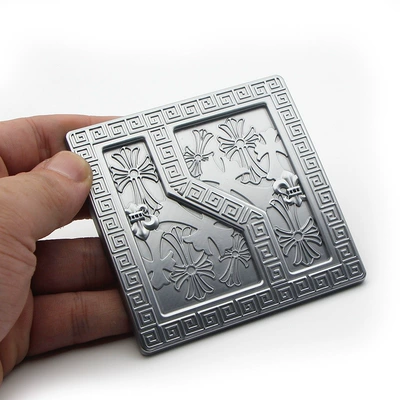 Suitable for Zeekr 9X8X Car logo - jikrypton-9x8x-front-emblem-chrome-style-silver