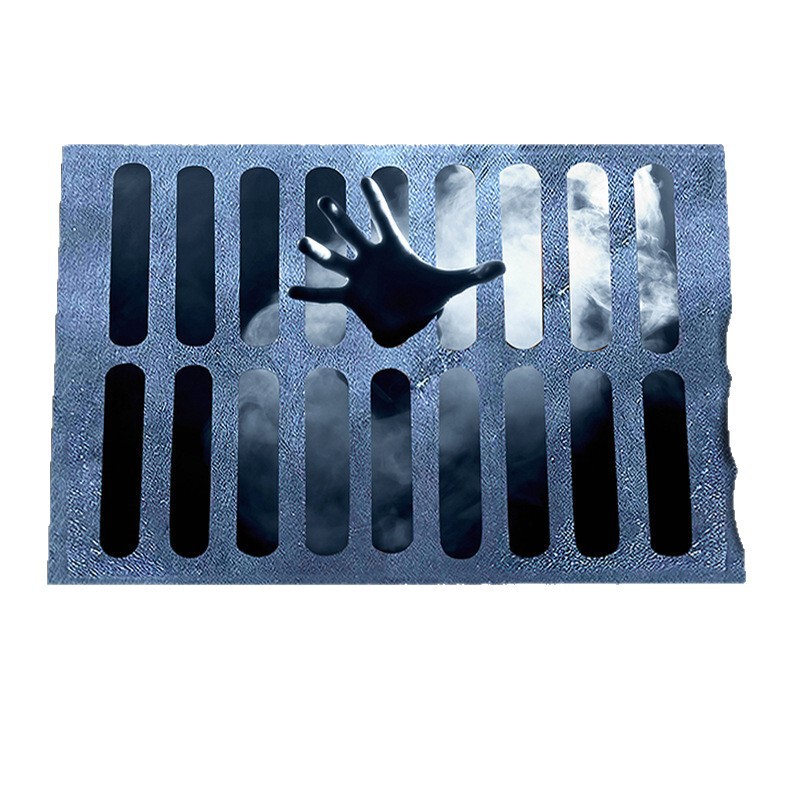 跨境亚马逊万圣节小丑系列玄关入户门水晶绒地垫耐脏耐磨防尘脚垫|undefined