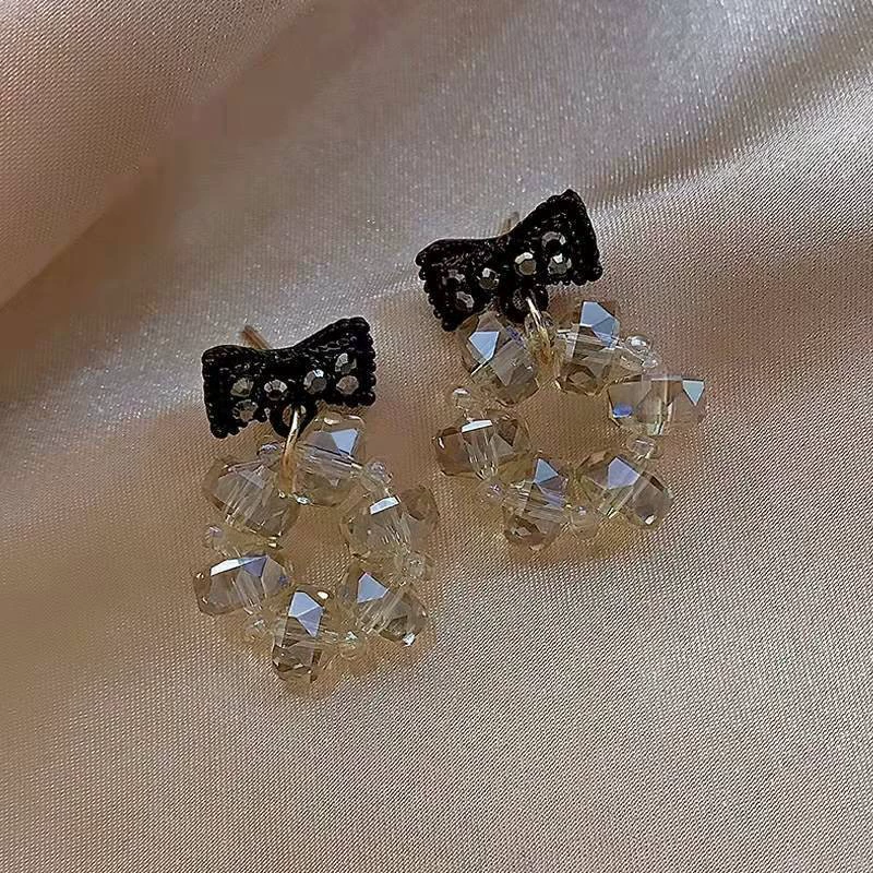 Серебряная игла, высококачественные ретро серьги, серебро 925 образец, стиль высокого качества, французский ретро стиль, опт
