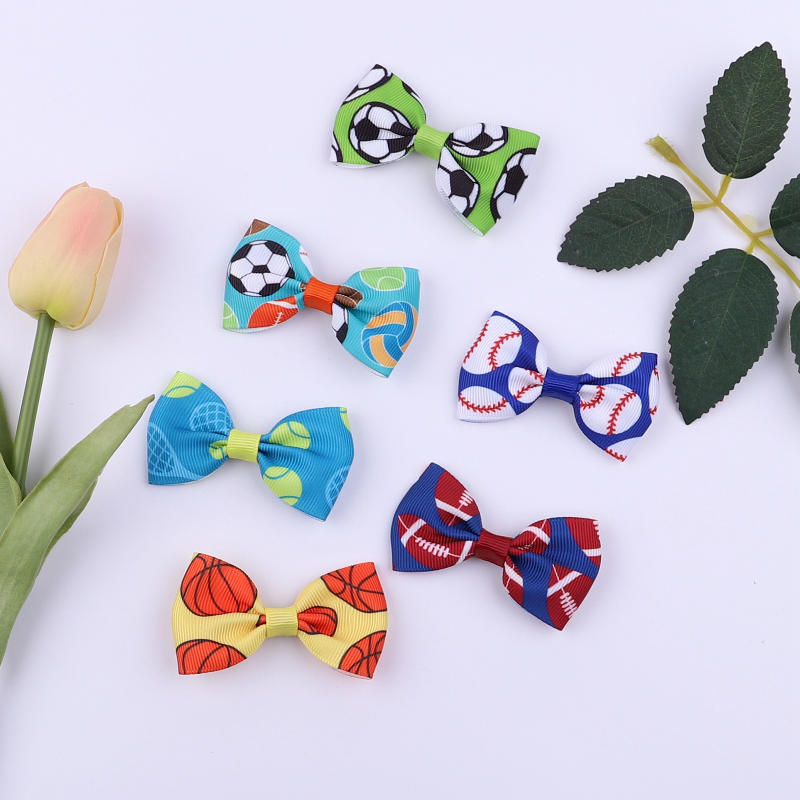 Children's Hair Accessories Handmade Ribbon Bow Hairpin Wholesale display picture 3