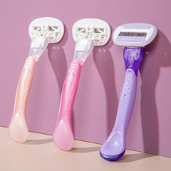 Factory direct sale women's razor shaver armpit hair leg hair private part hair remover epilator 4-layer blade