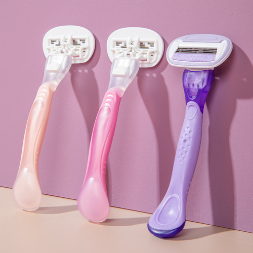 Factory direct sale women's razor shaver armpit hair leg hair private part hair remover epilator 4-layer blade