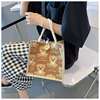 Brand Japanese fresh linen bag one shoulder, 2022, internet celebrity, food bag