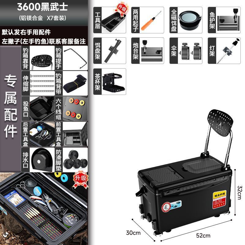 Guerrero Negro - x7 (capa de herramientas de 5 piezas de aluminio y magnesio) - Lista de compras obligatorias