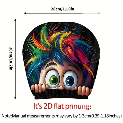 Foreign Trade Custom-Made Headrest, Universal seat cover - 21-double-sided-1-pack-26cm28cm