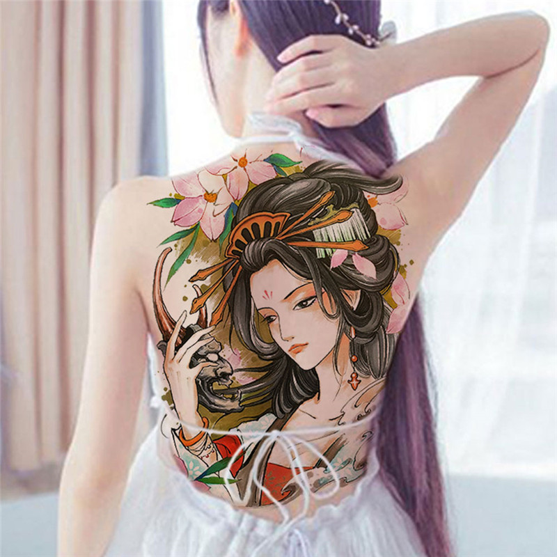 Full back Dragon and snake temporary tiger tattoo stickers men and women waterproof full back tattoo stickers black tattoo snake tattoo stickers Full back Dragon and snake temporary tiger tattoo stickers men and women waterproof full back tattoo stickers black tattoo snake tattoo stickers