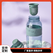 ✅男女高颜值运动水杯学生随手杯便携太空杯带过滤耐摔茶杯批