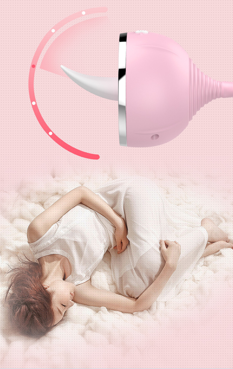 Whale-Shaped Tongue-Lick Vibrator with Variable-Frequency Suction, Rechargeable Jump Egg for Women — detail image 16