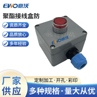 Polyester Waterproof Junction Box Fiberglass Sealed Waterproof Multifunctional Sealed Box Outdoor Power Button Shell