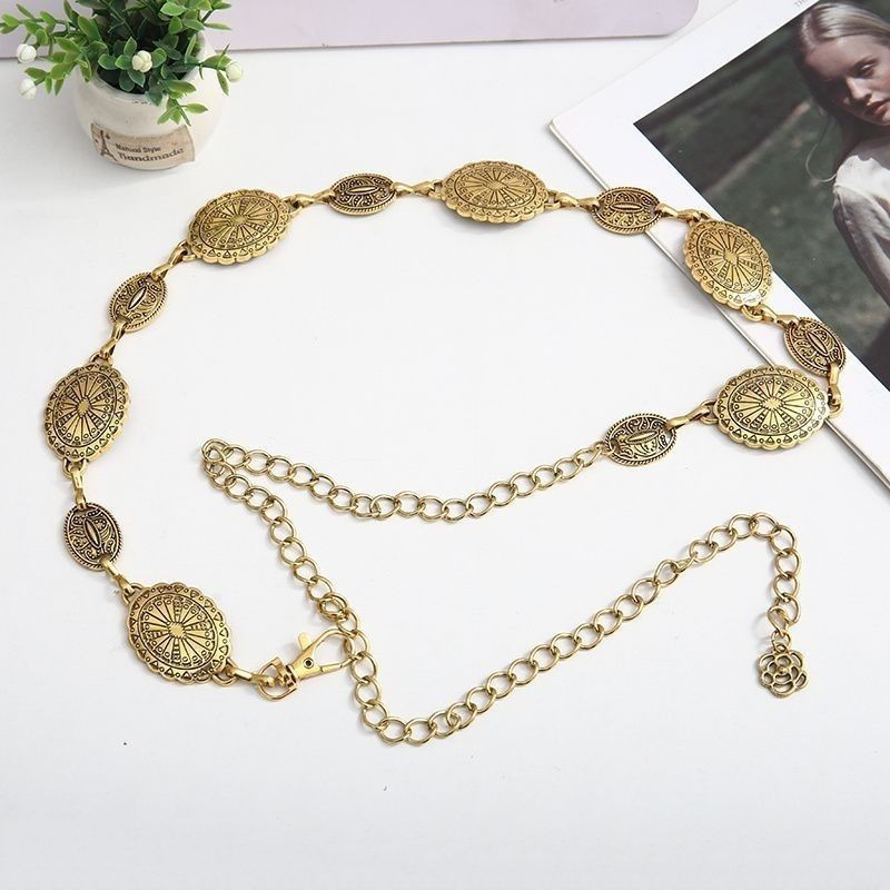 Women's Versatile Metal Waist Chain Summer Trendy Accessory_voghion.com