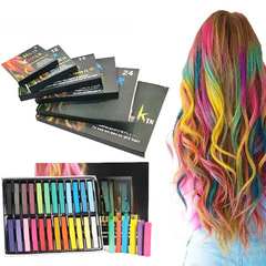 6/12/24/36色一次性染髮粉筆hair color chalk染髮棒發膏染髮蠟