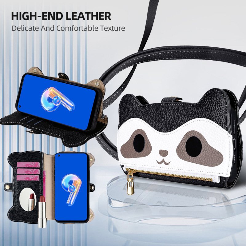 Suitable for Zte Bladea51 Mobile Phone Leather Case, Asus Zenfone9 Stand, Card Holder, Lg G8 Wristband Protective Case