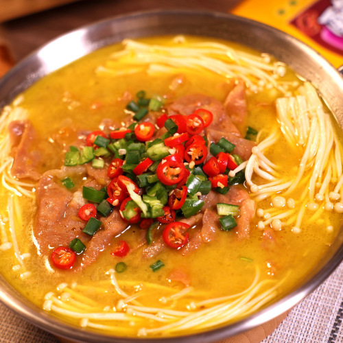 Qiaotou sour soup fat beef seasoning 120g soup small package sauerkraut fish package hot pot base household commercial wholesale