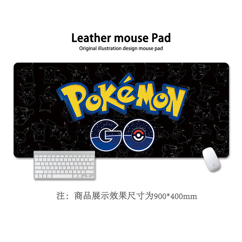 Pikachu almohadilla de ratón super grande Pokémon animación encantadora niñas y niñas animación cuadrada computadora teclado almohadilla de escritorio