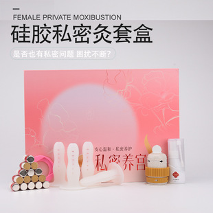 磁吸硅胶私密灸套盒 女性妇科会阴私密加药艾灸柱导管美容院养生-阿里巴巴