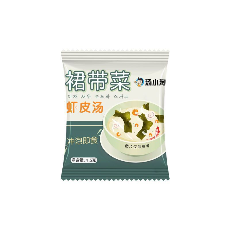 Fast food Seaweed Instant soup Wakame Instant soup Laver Shrimp packing Brew precooked and ready to be eaten student family