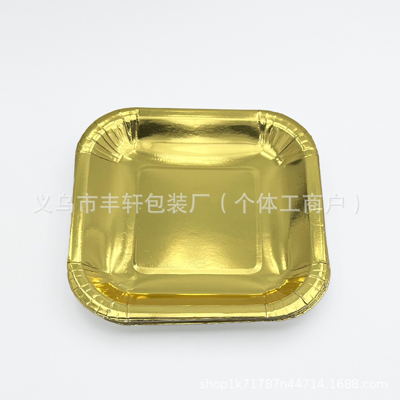 Platos de papel desechables platos de platos