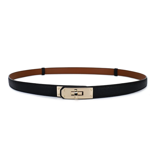 Black+golden buckle