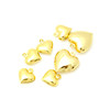 Pendant stainless steel heart-shaped, accessory, wholesale