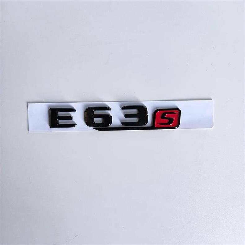 Mercedes-Benz E-Class, C-Class, C63S, C43, E53, E63S rear emblem stickers, AMG black car emblem, modified turbo V8 side emblem