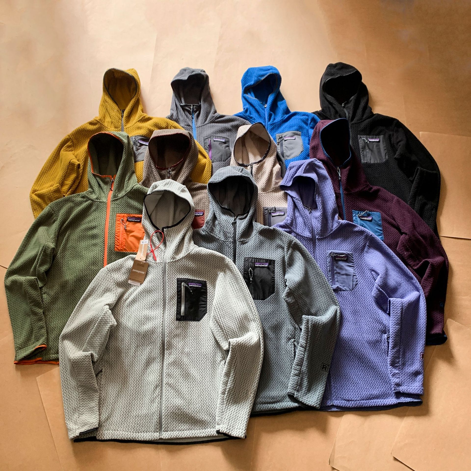 국경 간 patag Bata 봄, 가을 야외 남성 및 여성 양털 후드 카디건 스웨트 폴라 플리스 자켓