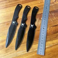 Небольшой прямой нож для выживания на открытом воздухе, для рыбалки и кемпинга, нож для самообороны, прочный корпус