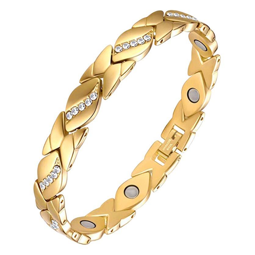 Wei Wan Europe and America Amazon new leaf bracelet diamond bracelet tree leaf magnet bracelet factory wholesale