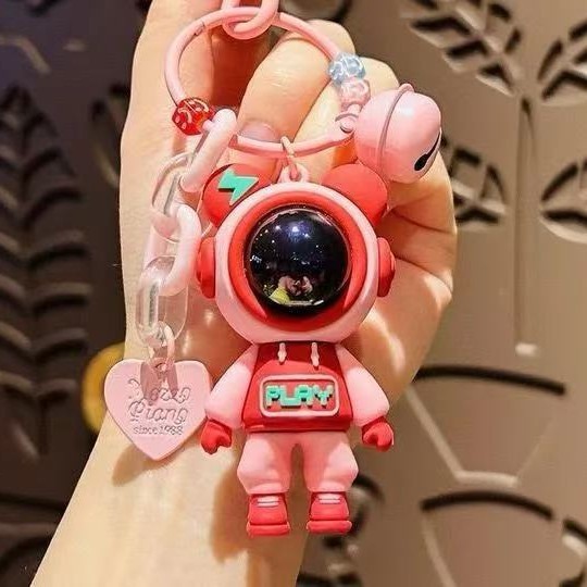 Lightning Bear Colgante de llavero anti-pérdida Personalidad creativa Cadena de coche Pareja Exquisito colgante de mochila de red neta