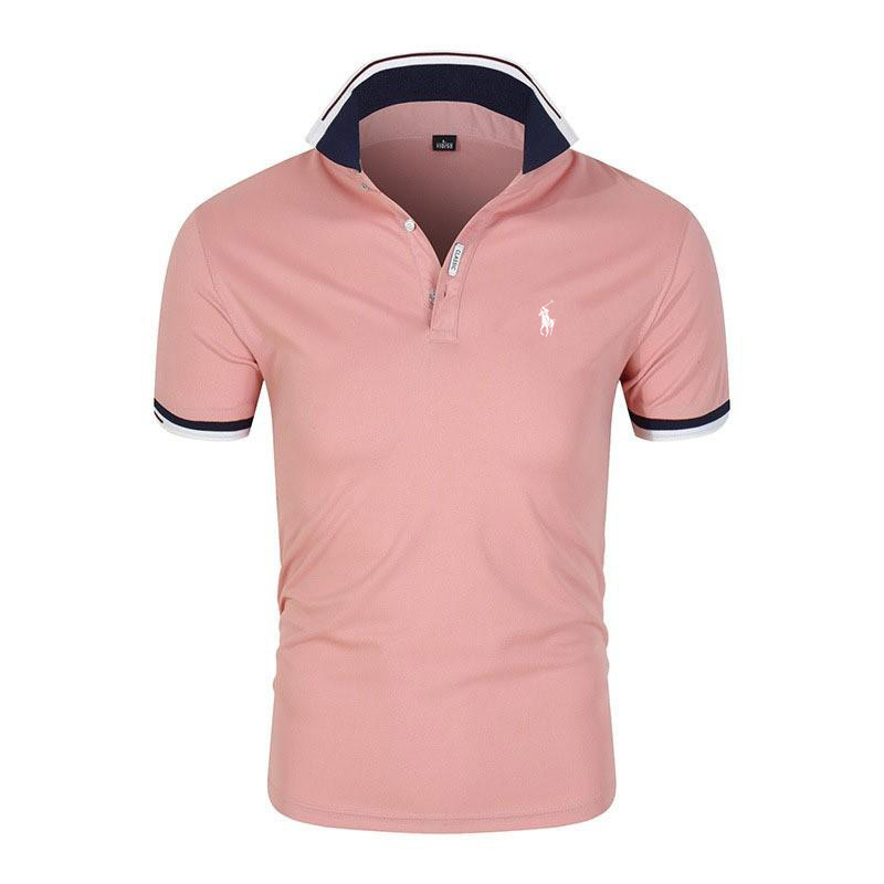 Summer Men's Polo Shirt Pony Print Short Sleeve Youth Popular Casual Polo Shirt Short Sleeve T-Shirt Shirt Sweatshirts