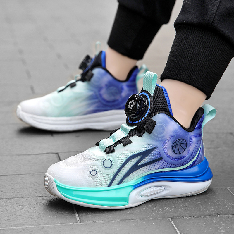 Dziecięce buty do koszykówki oddychające sportowe dla chłopców_voghion.com