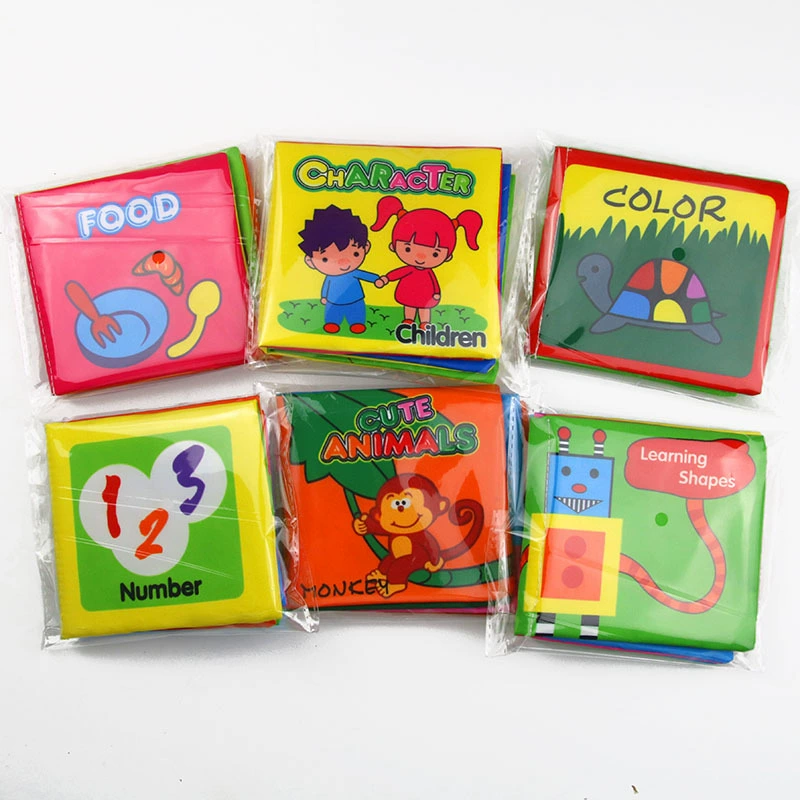 Three dimensional cloth book, digital cognitive ecological toy, early education, English