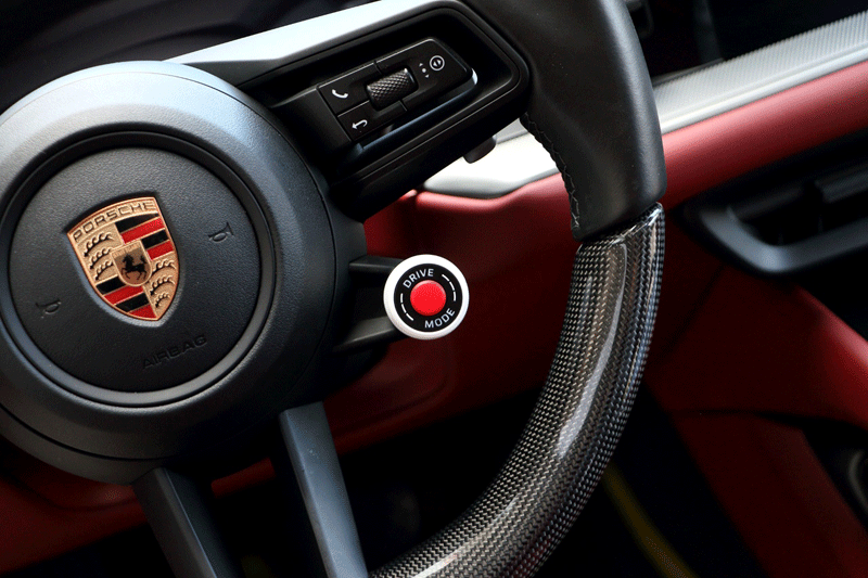 Suitable for Porsche steering wheel SC ejection knob button Ma Cayenne 718 Pa Lamela 911Taycan modification